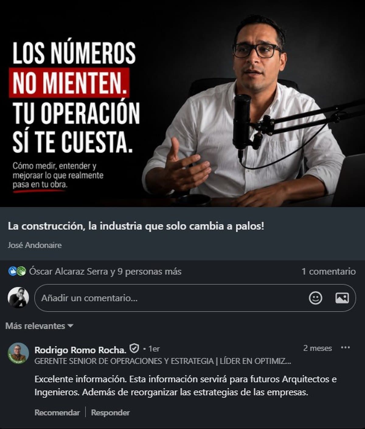 Comentario público en Newsletter