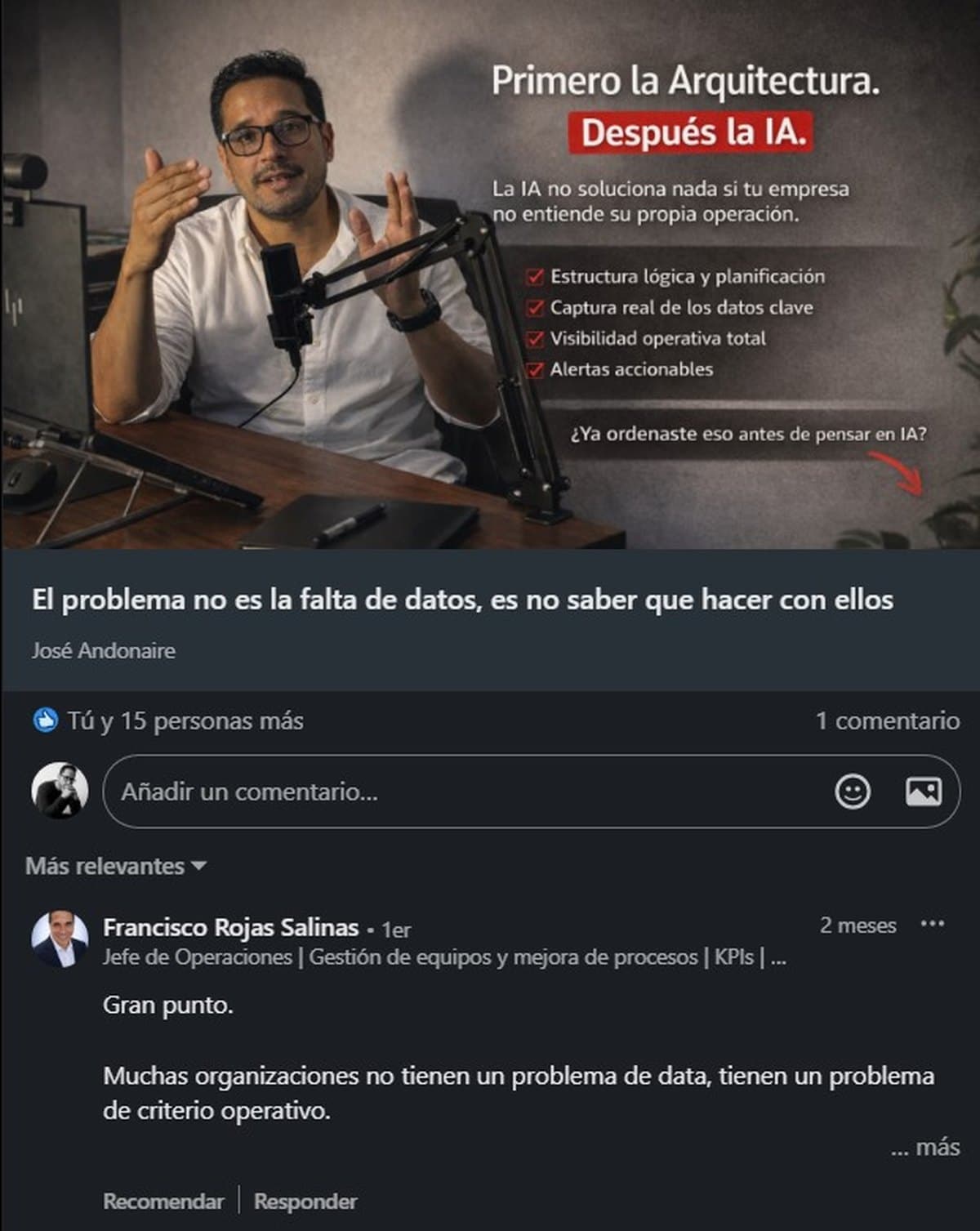 Comentario público en Newsletter